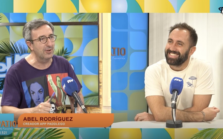 Entrevista en directo en El Patio de Fuengirola TV